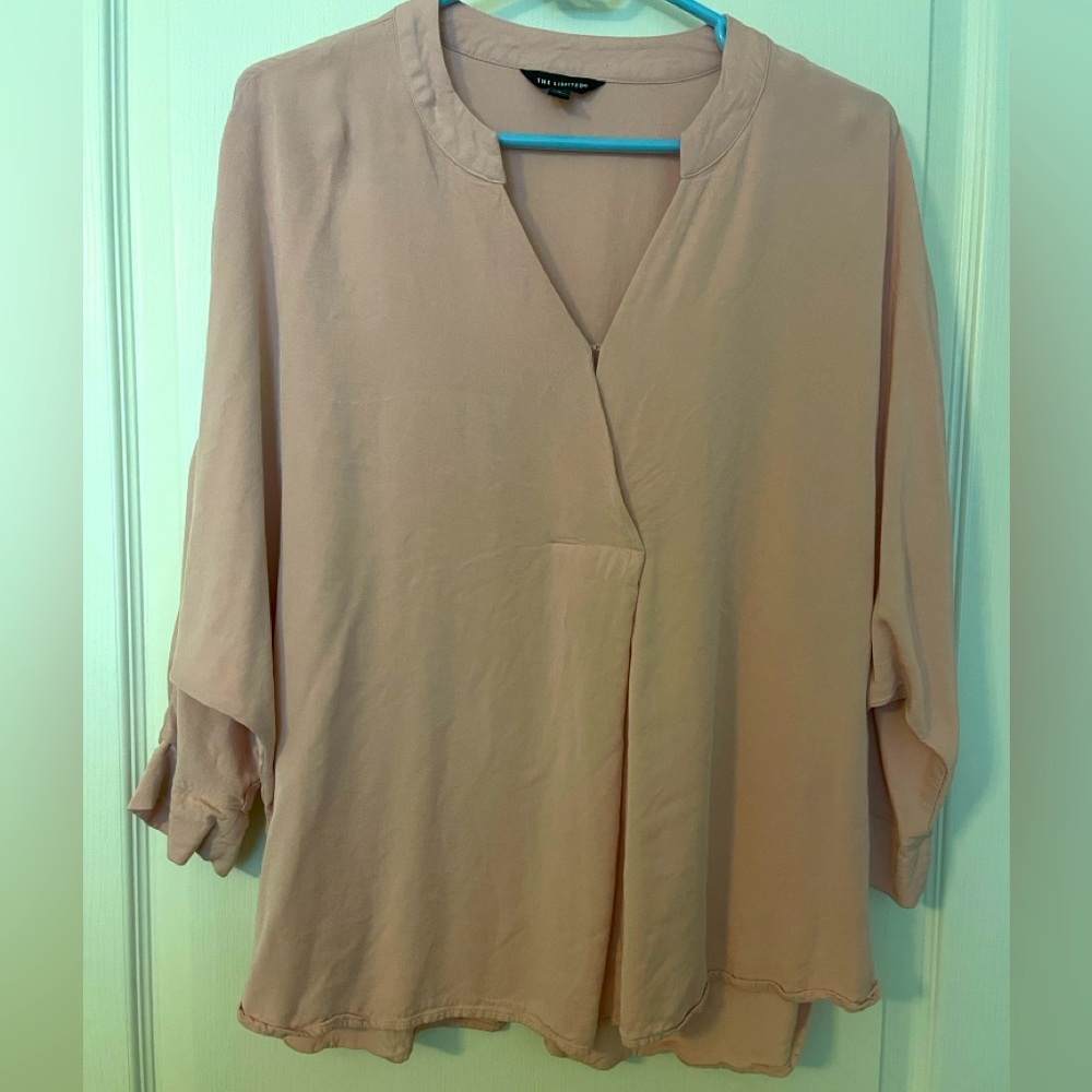 Blush colored blouse